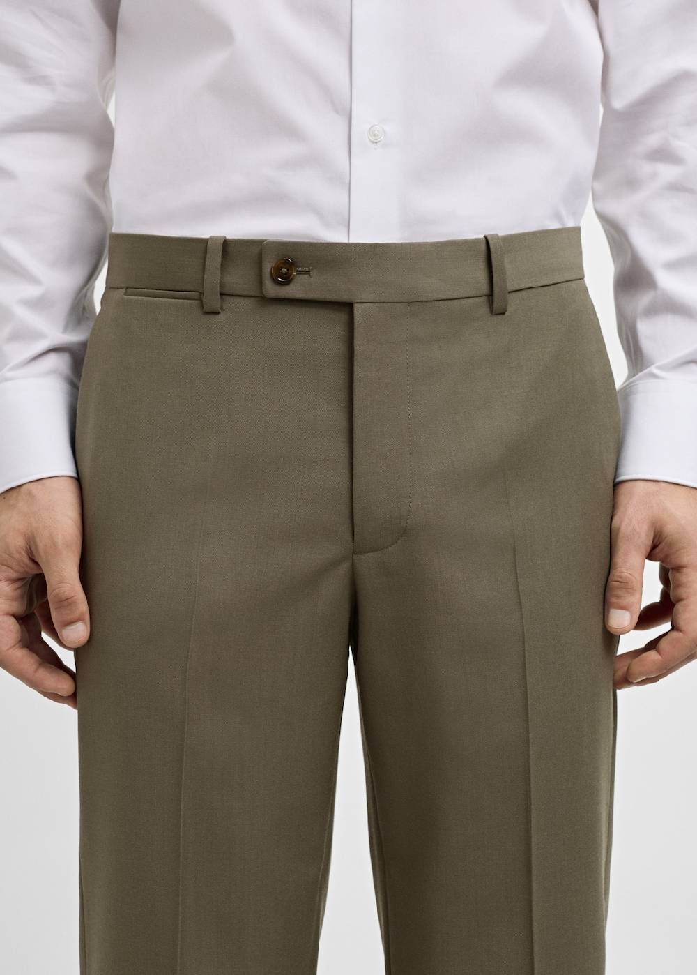 Mango Slim-Fit-Anzughose aus 100 % Schurwolle Limitierter Zeitrabatt
