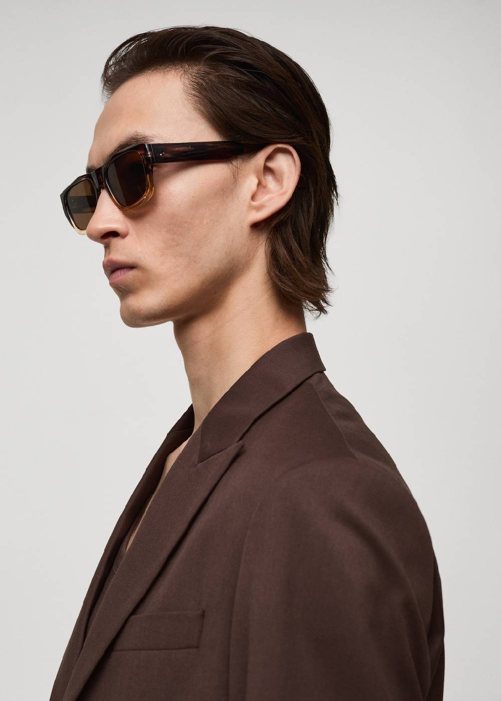 Mango Sonnenbrille mit Gestell im Farbverlauf Günstig kaufen
