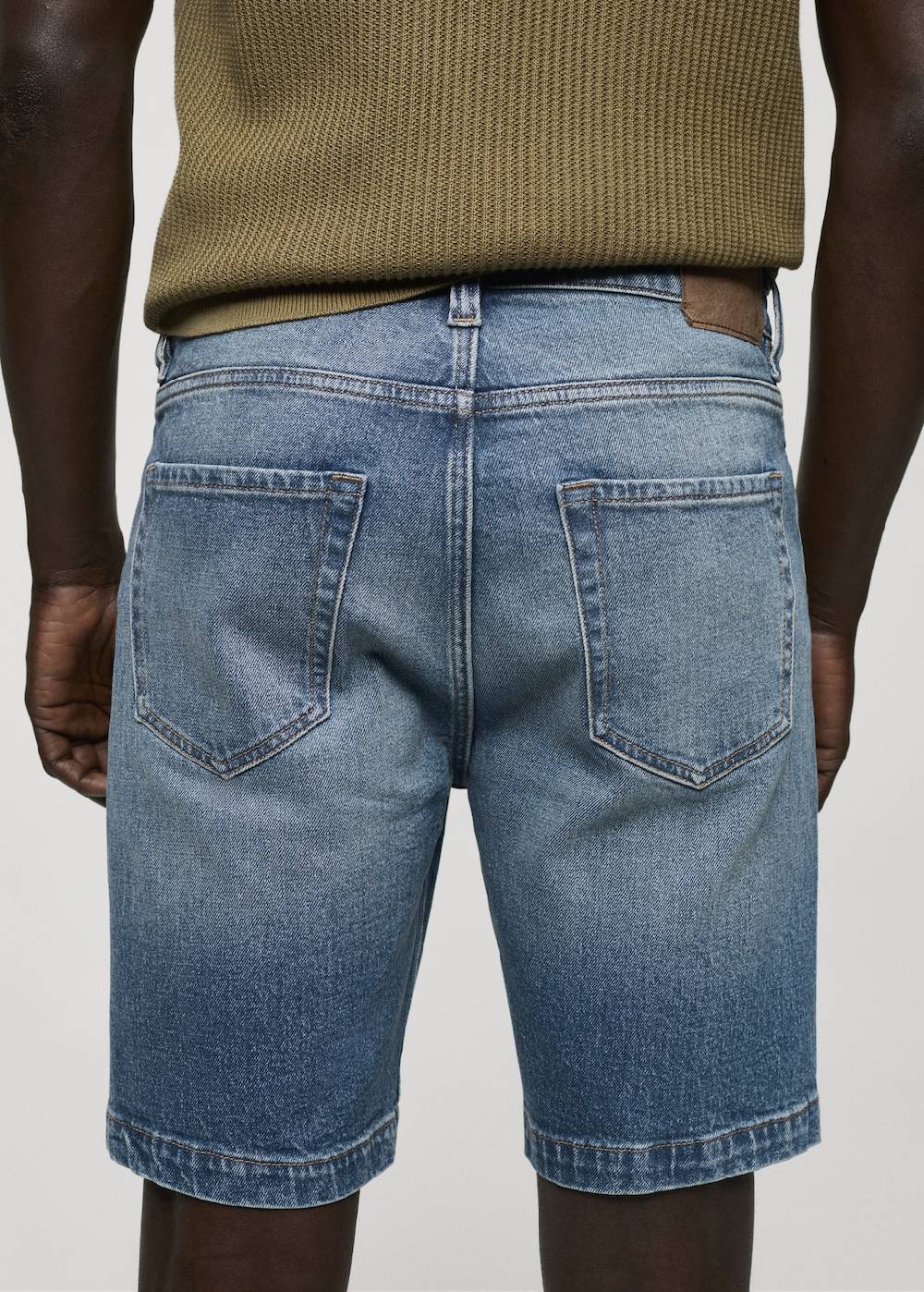 Mango Regular Fit-Bermudashorts aus Jeans Großer Ausverkauf