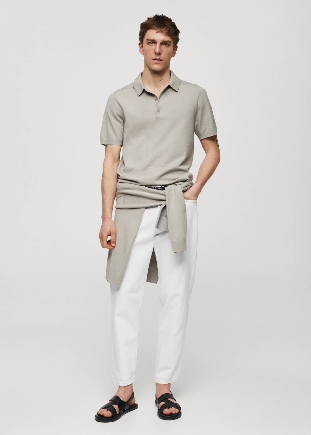 Mango Feinstrick-Poloshirt Preisnachlass