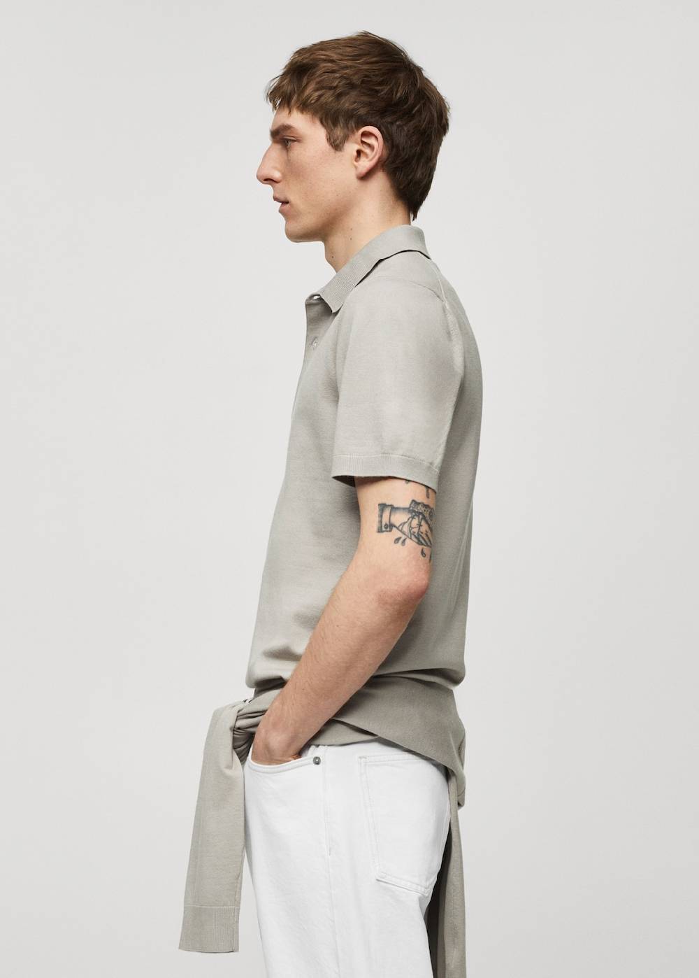 Mango Feinstrick-Poloshirt Preisnachlass
