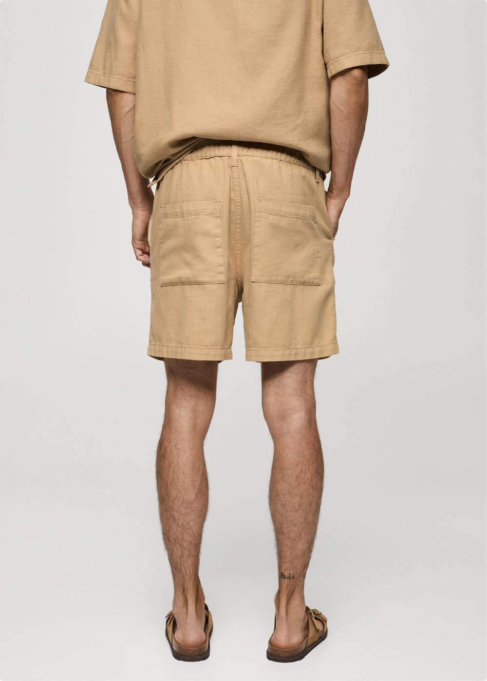 Mango Baumwoll-Bermudashorts mit Taschen Black Friday