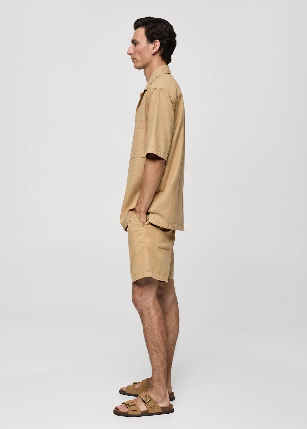 Mango Baumwoll-Bermudashorts mit Taschen Black Friday