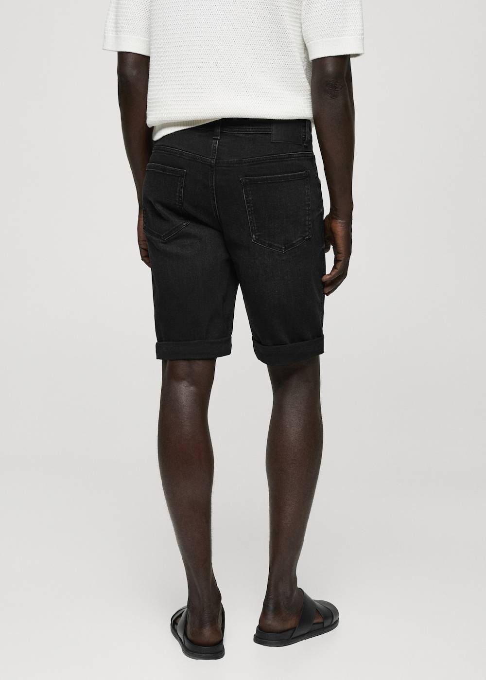 Mango Slim Fit-Jeans-Bermudashorts Lagerräumung