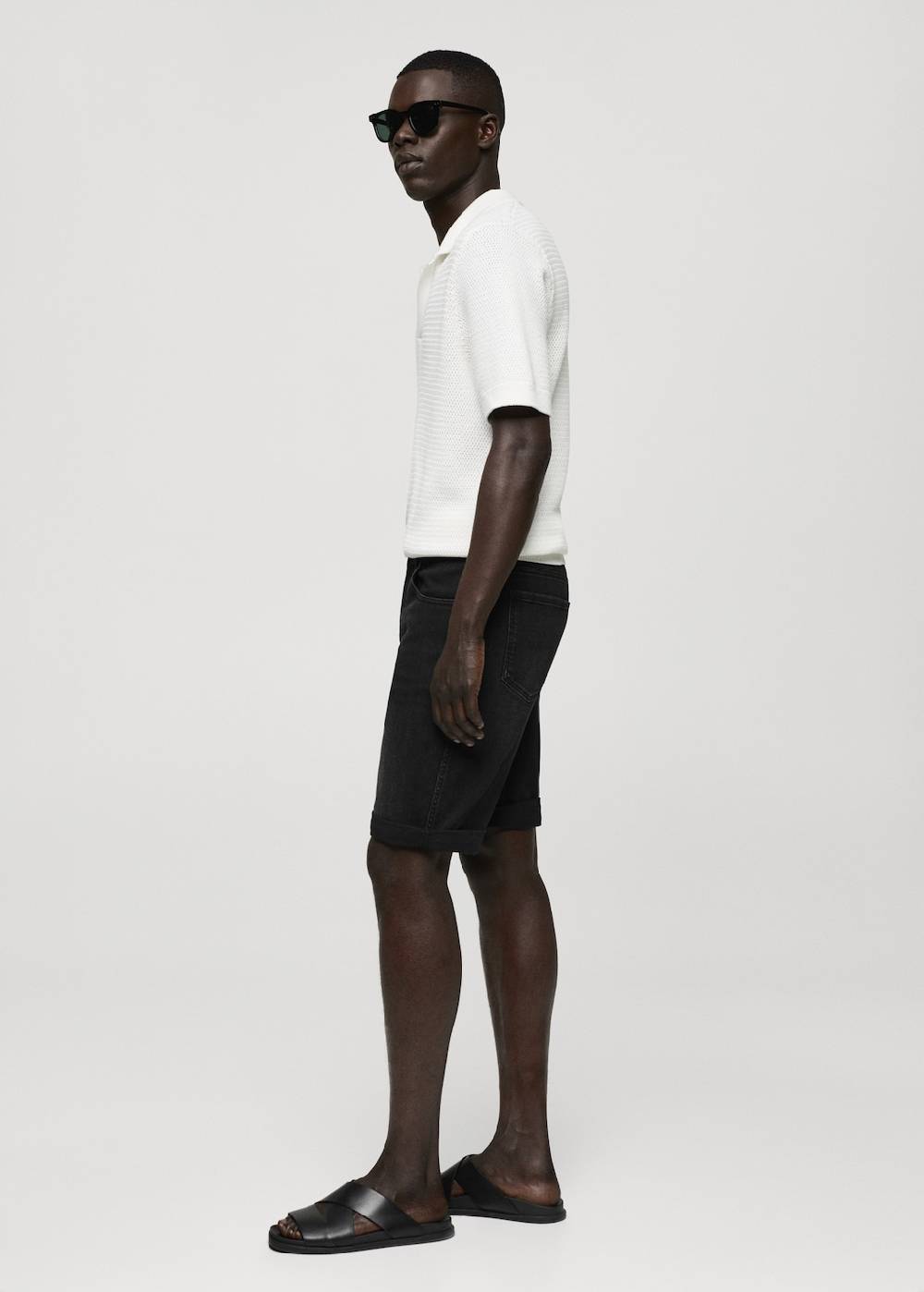 Mango Slim Fit-Jeans-Bermudashorts Lagerräumung