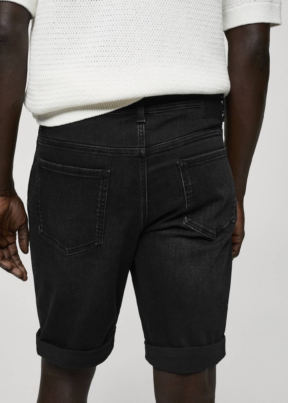 Mango Slim Fit-Jeans-Bermudashorts Lagerräumung