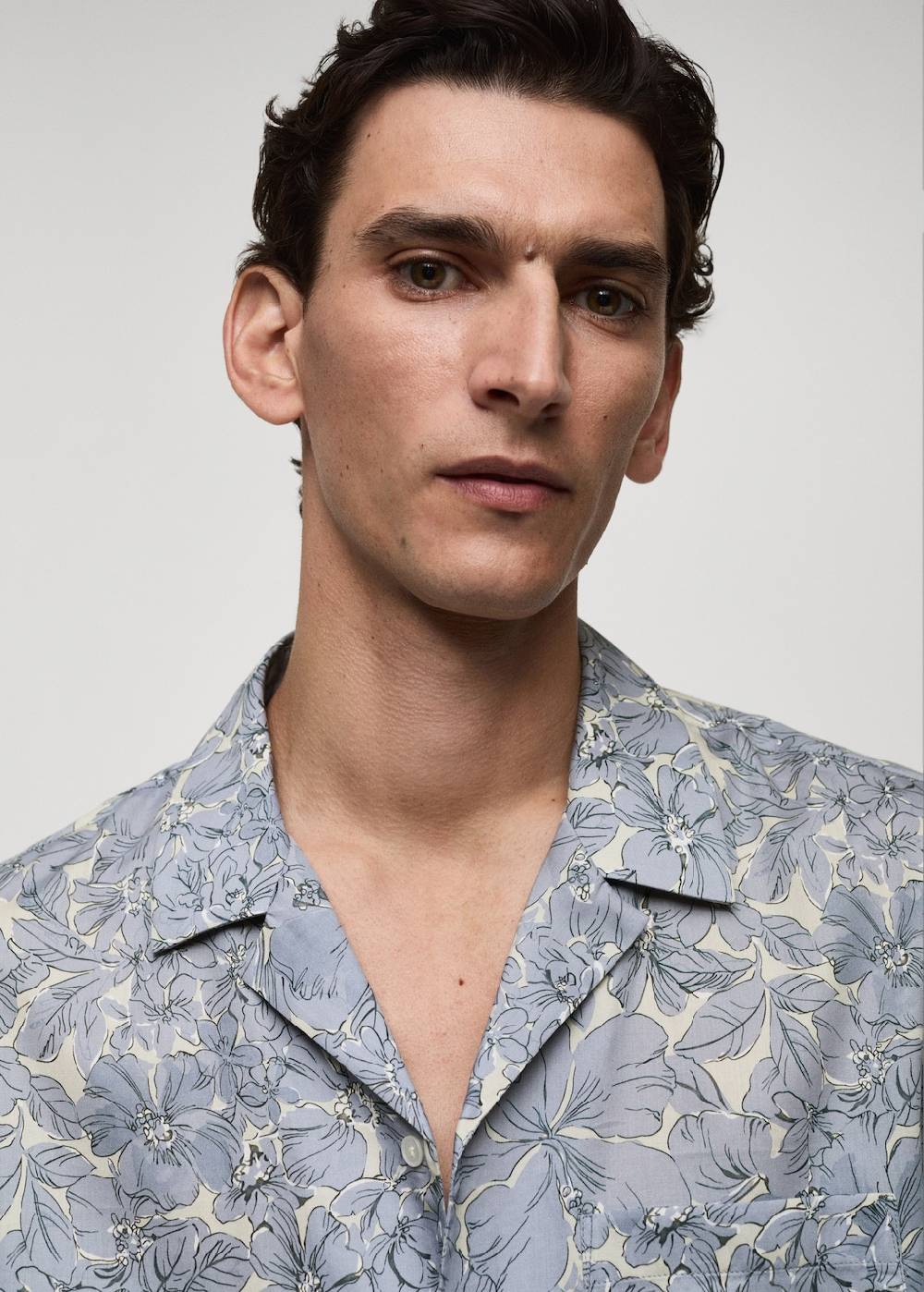 Mango Hemd aus 100 % Baumwolle mit Blumenprint Zeitlich begrenztes Angebot