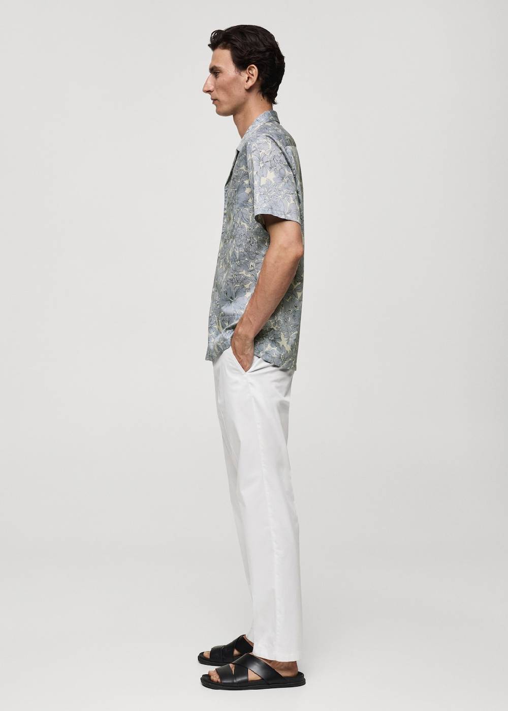 Mango Hemd aus 100 % Baumwolle mit Blumenprint Zeitlich begrenztes Angebot