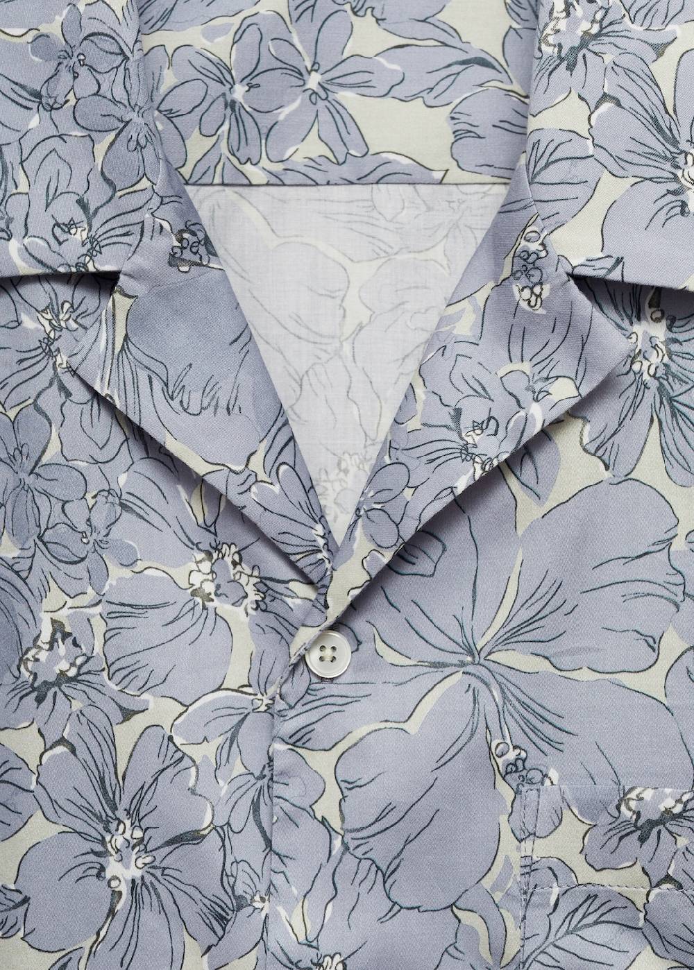 Mango Hemd aus 100 % Baumwolle mit Blumenprint Zeitlich begrenztes Angebot