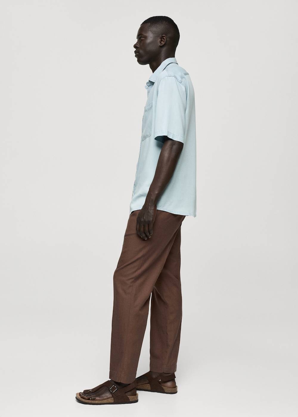 Mango Regular-Fit-Hemd aus 100 % Tencel Blitzangebot