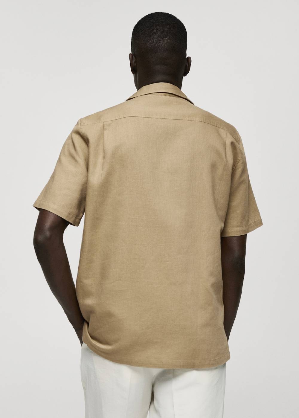 Mango Regular Fit-Hemd aus Leinen mit Baumwolle Große Rabatte