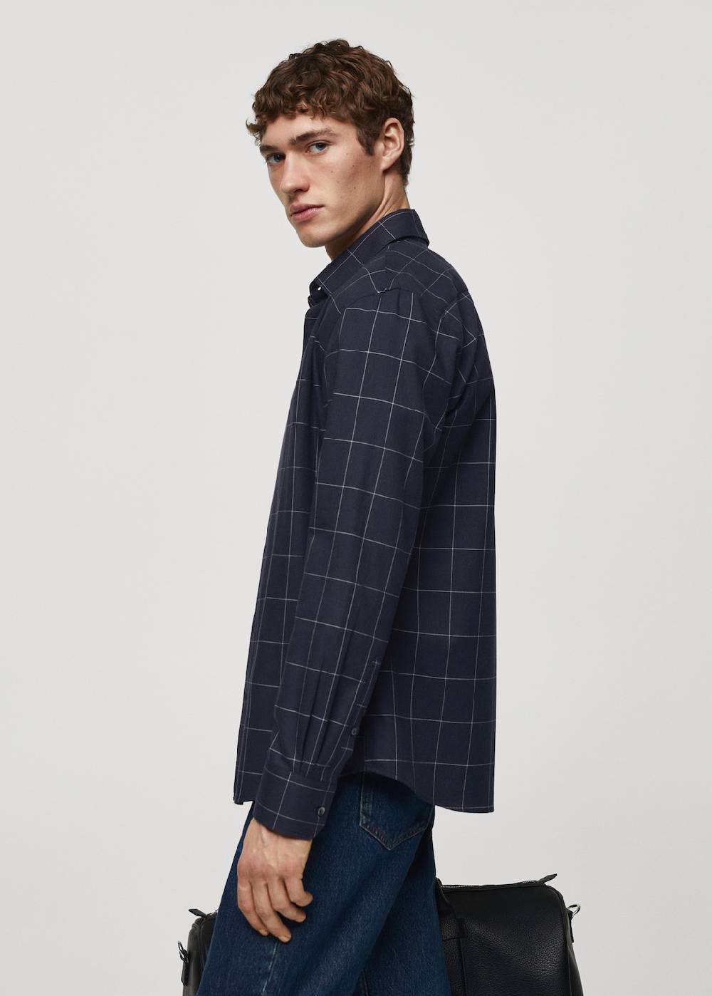 Mango Kariertes Hemd aus Flanell-Baumwolle Tägliche Deals