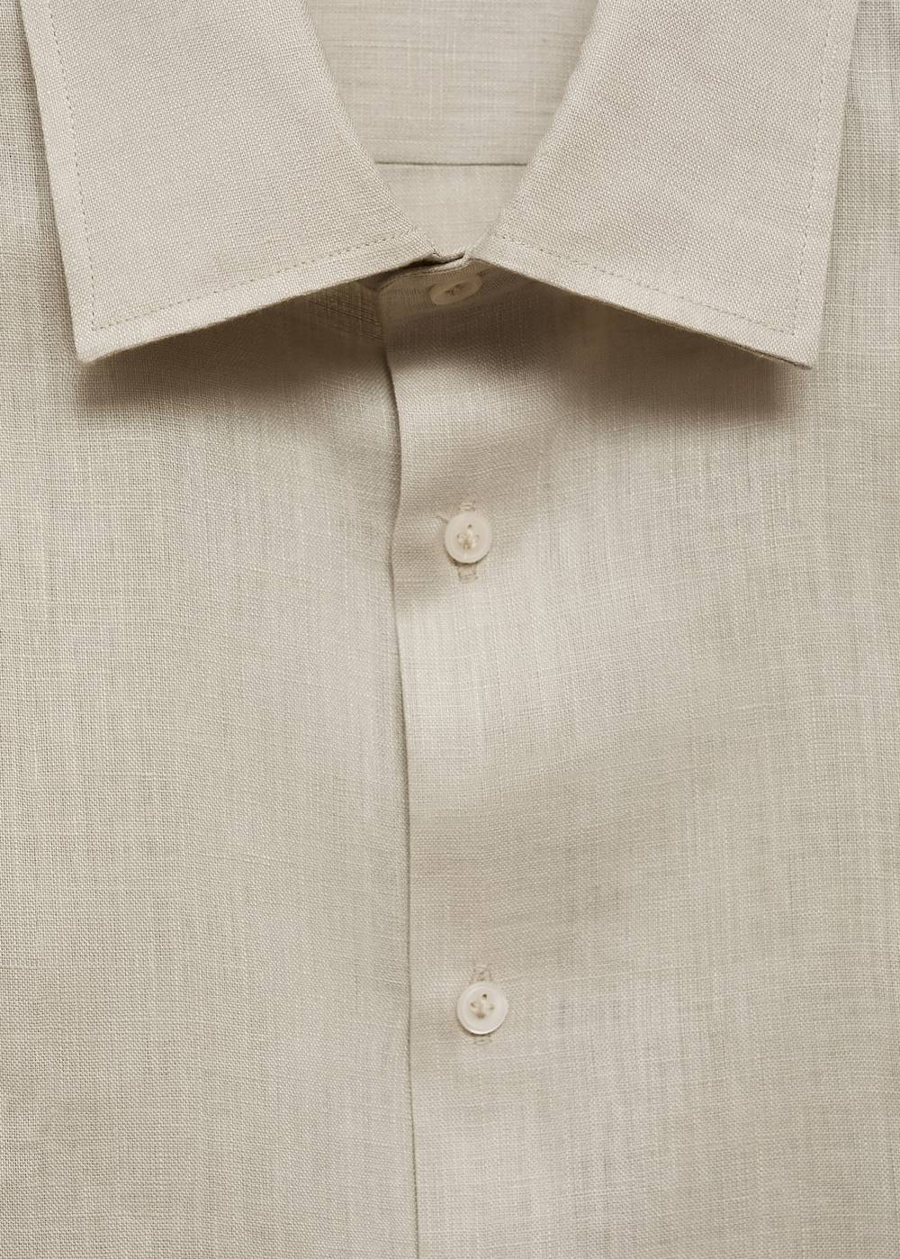 Mango Regular Fit-Hemd aus 100 % Leinen Riesige Ersparnisse