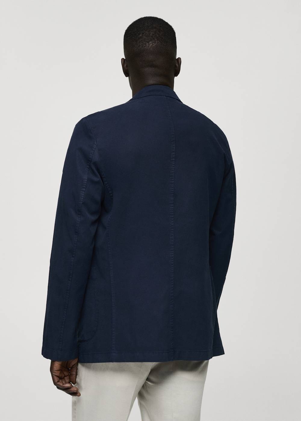 Mango Slim Fit Blazer aus Leinen mit Baumwolle Wochenangebot