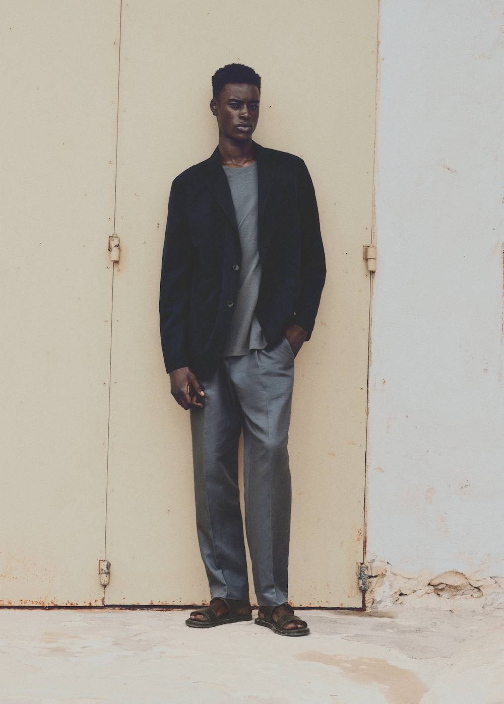 Mango Slim Fit Blazer aus Leinen mit Baumwolle Wochenangebot