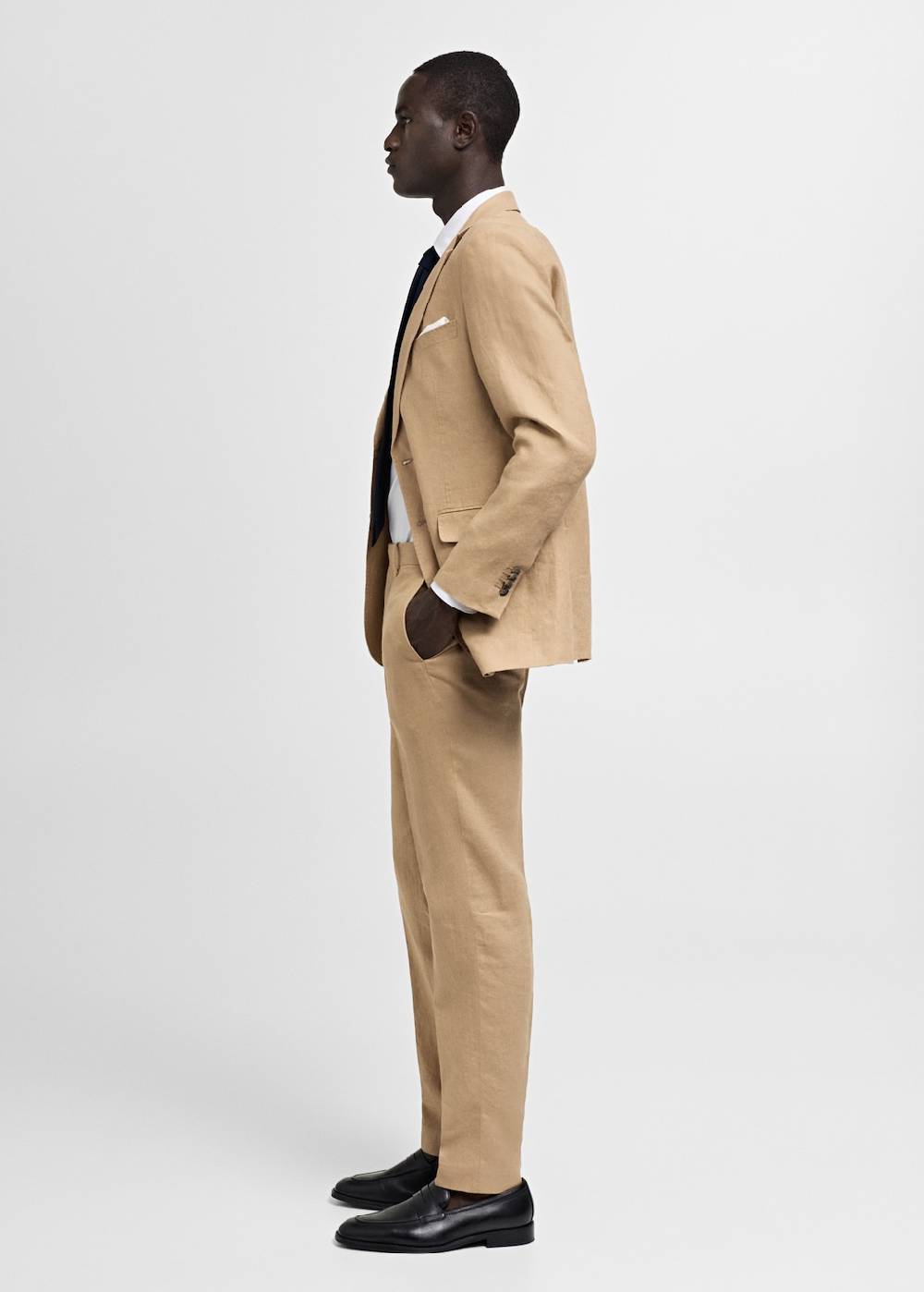 Mango Slim-Fit-Anzughose aus 100 % Leinen Begrenzte Freigabe