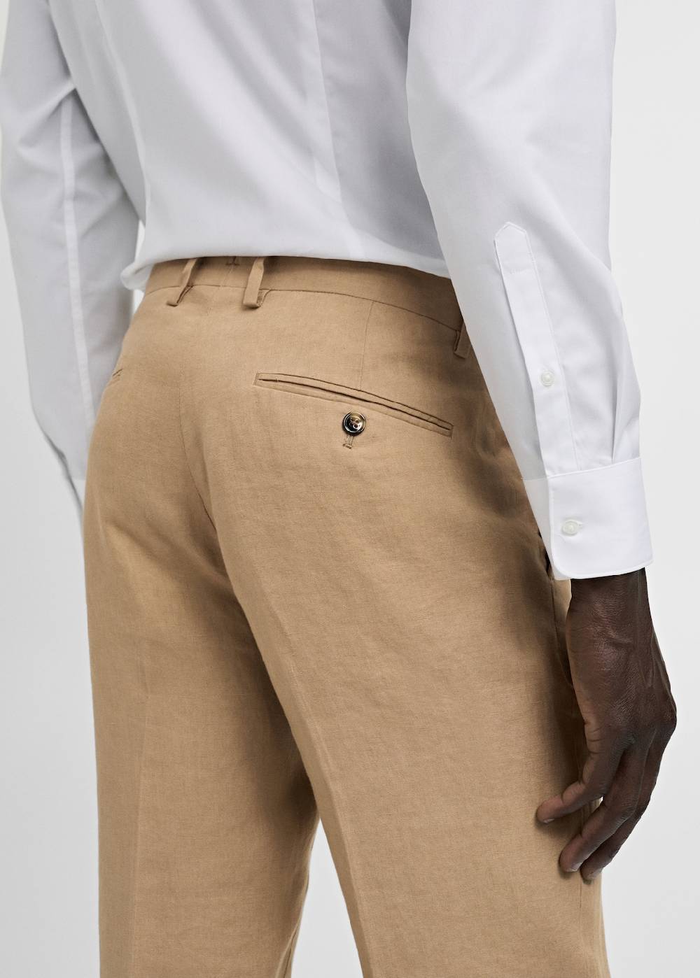 Mango Slim-Fit-Anzughose aus 100 % Leinen Begrenzte Freigabe
