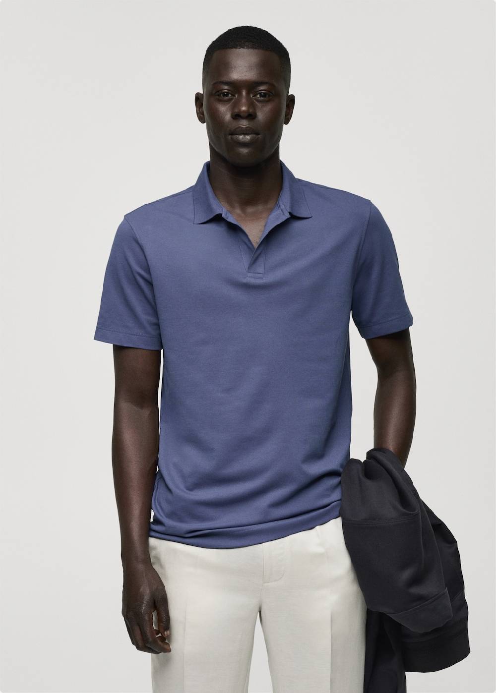Mango Slim Fit-Poloshirt aus Baumwoll-Piqué Letzte 3 Tage
