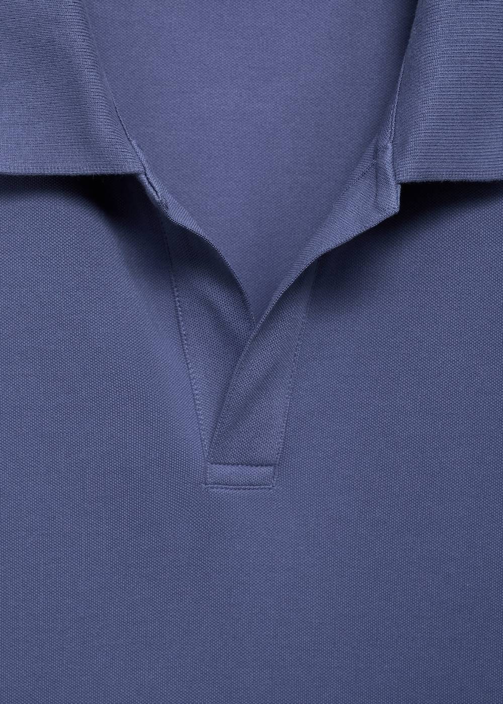 Mango Slim Fit-Poloshirt aus Baumwoll-Piqué Letzte 3 Tage