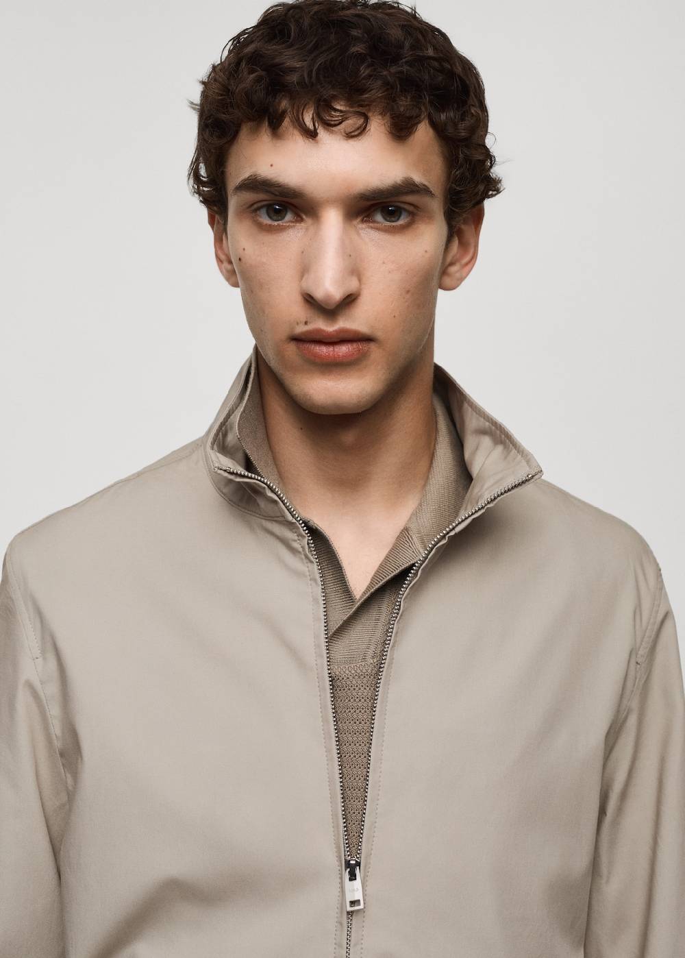 Mango Lyocell-Jacke mit Reißverschluss Letzte 2 Tage