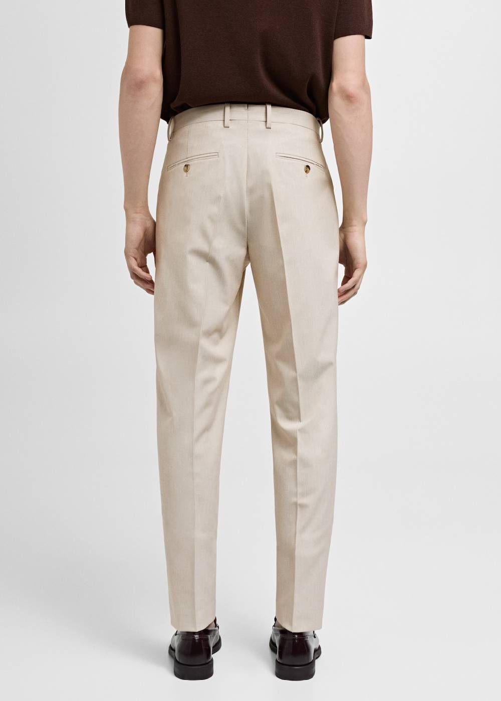 Mango Slim Fit-Anzughose aus Stretchstoff Letzter Tag
