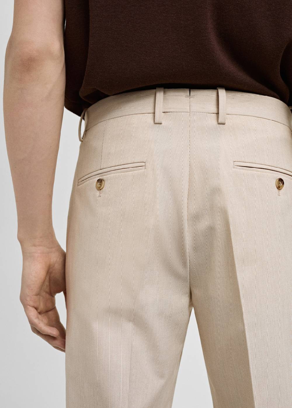 Mango Slim Fit-Anzughose aus Stretchstoff Letzter Tag