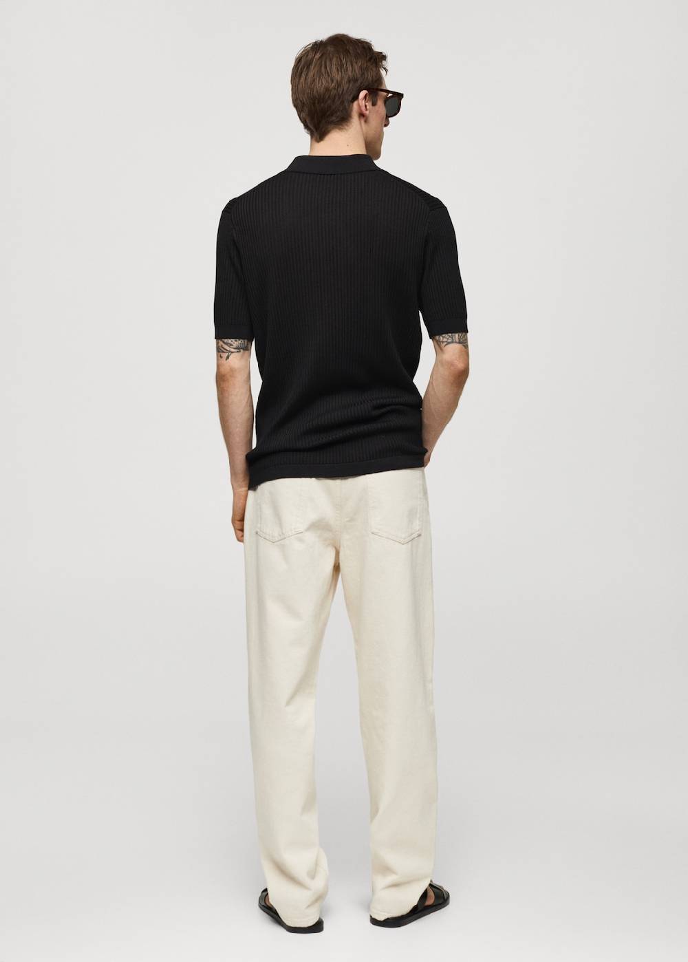 Mango Strick-Poloshirt aus Baumwolle Discount Store für neue Produkte