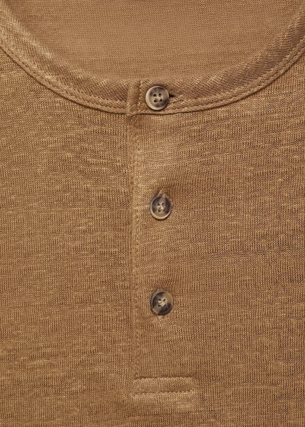 Mango Slim-Fit-T-Shirt aus Leinengemisch Clearance-Verkauf