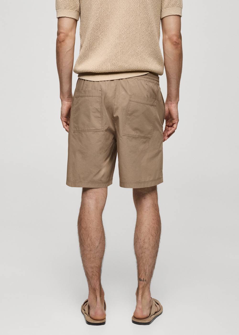Mango Bermudashorts aus 100 % Baumwolle mit Kordel Kostenloser Versand international