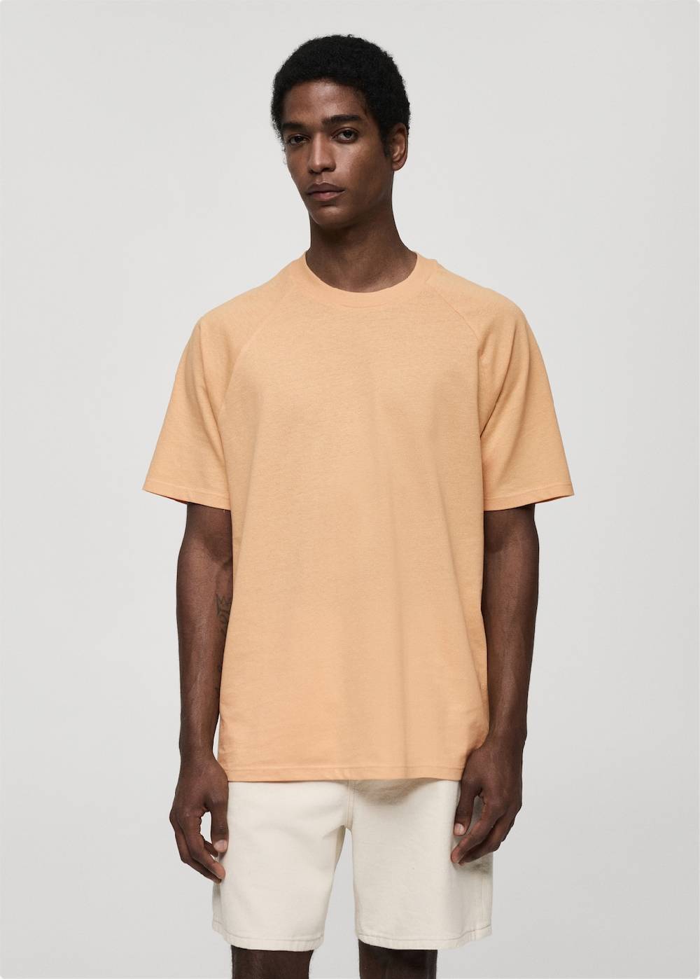 Mango Relaxed Fit-T-Shirt aus Baumwolle