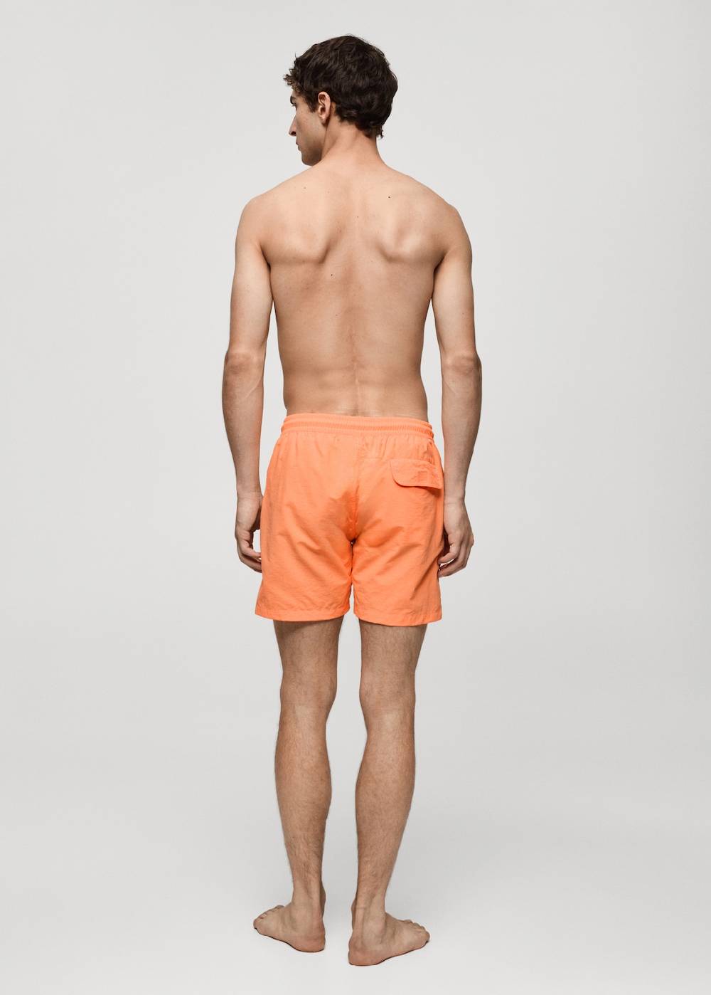 Mango Einfarbige Badeshorts mit Kordelzug 50% Rabatt für begrenzte Zeit