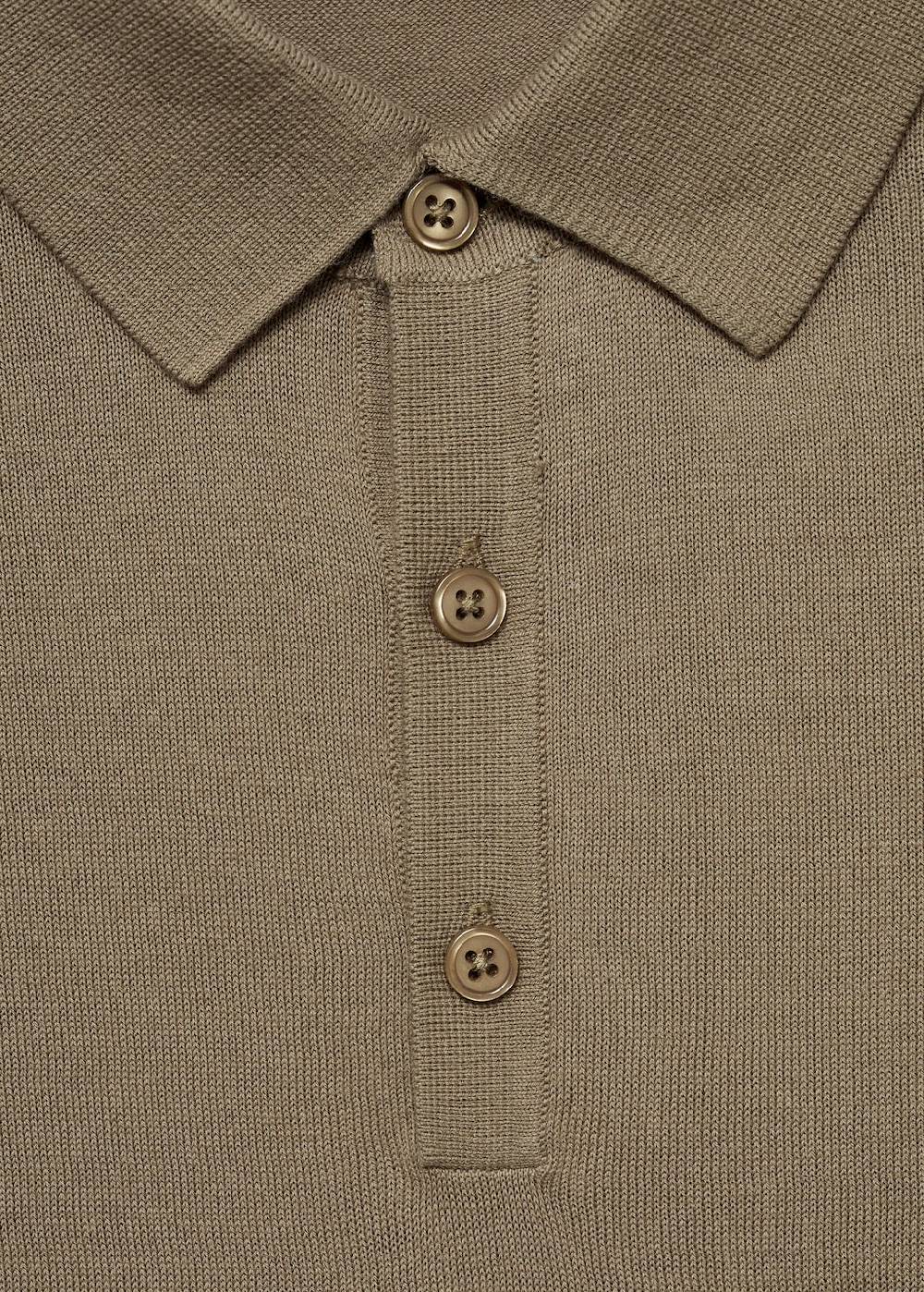 Mango Strick-Poloshirt aus 100 % Baumwolle 2025