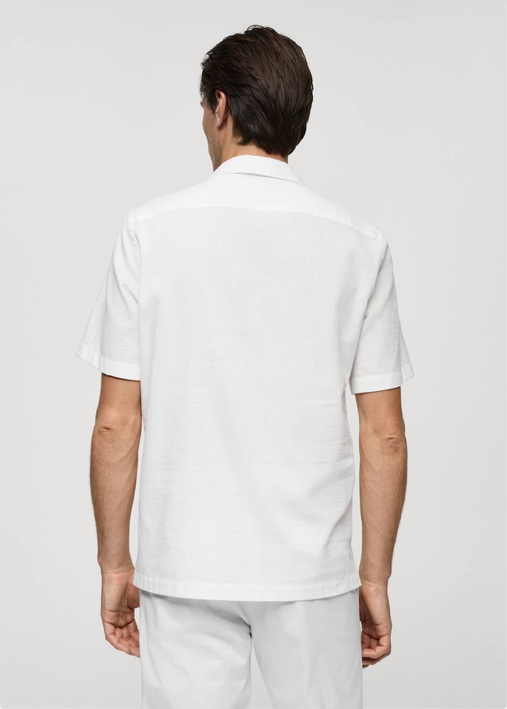 Mango Regular-Fit-Hemd aus 100 % Seersucker-Baumwolle Outlet
