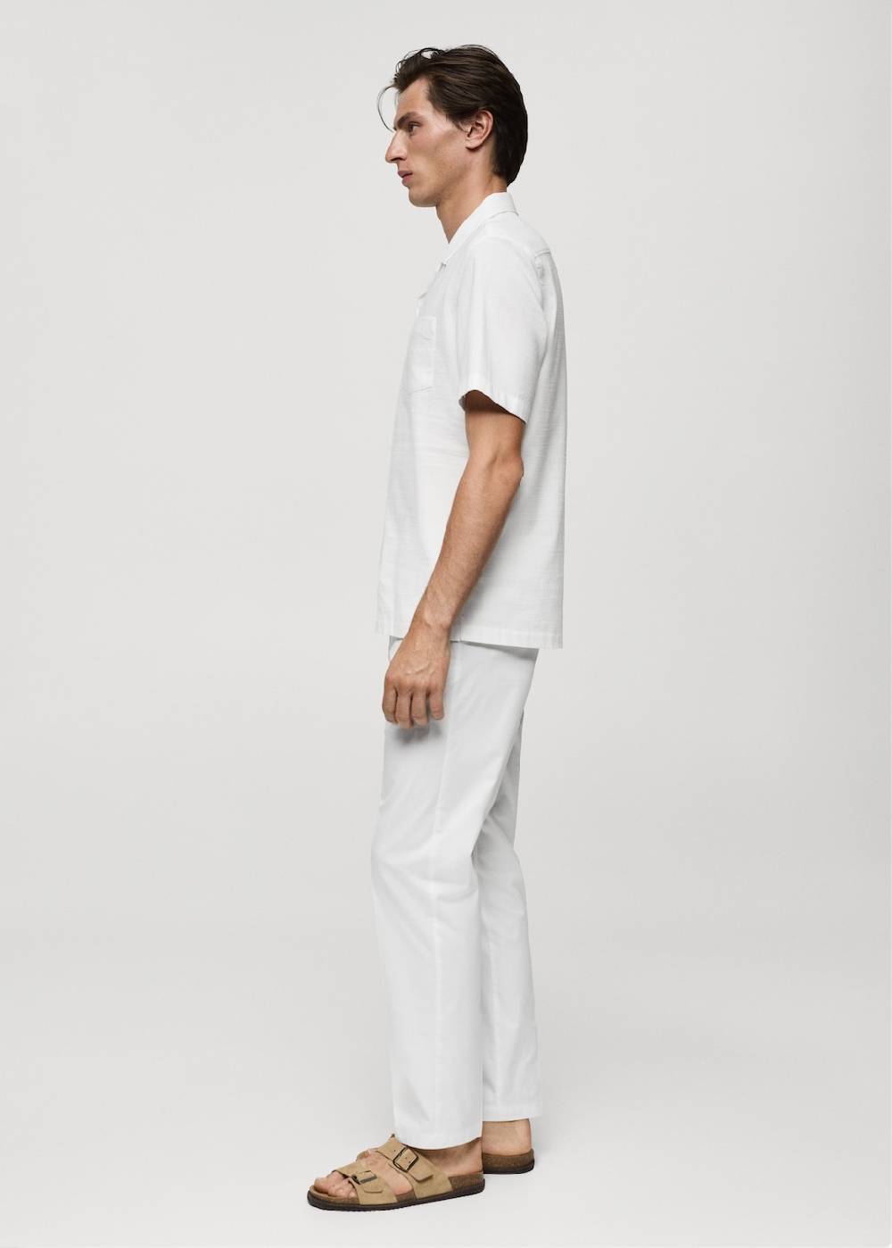 Mango Regular-Fit-Hemd aus 100 % Seersucker-Baumwolle Outlet