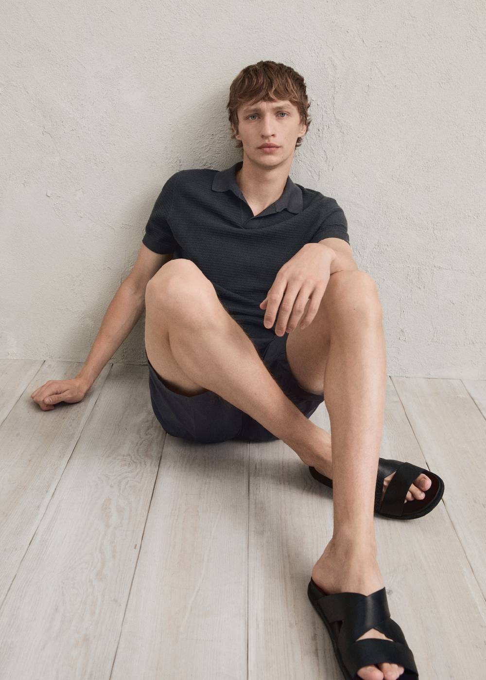 Mango Bermudashorts aus Baumwolle mit Bundfalten im Angebot