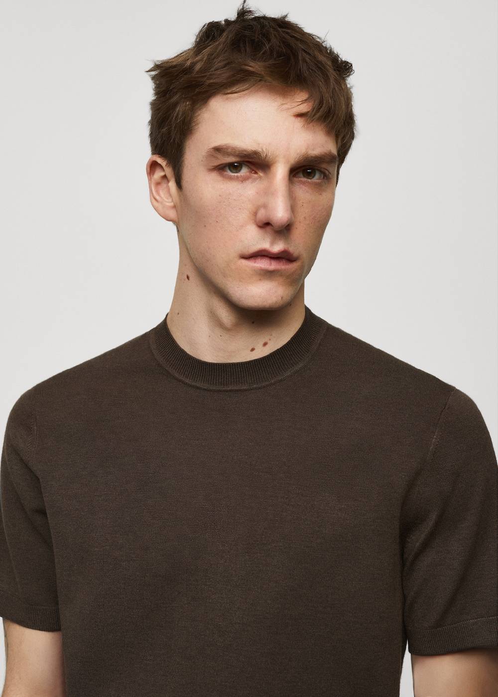 Mango Shirt aus Feinstrick Schlussverkauf