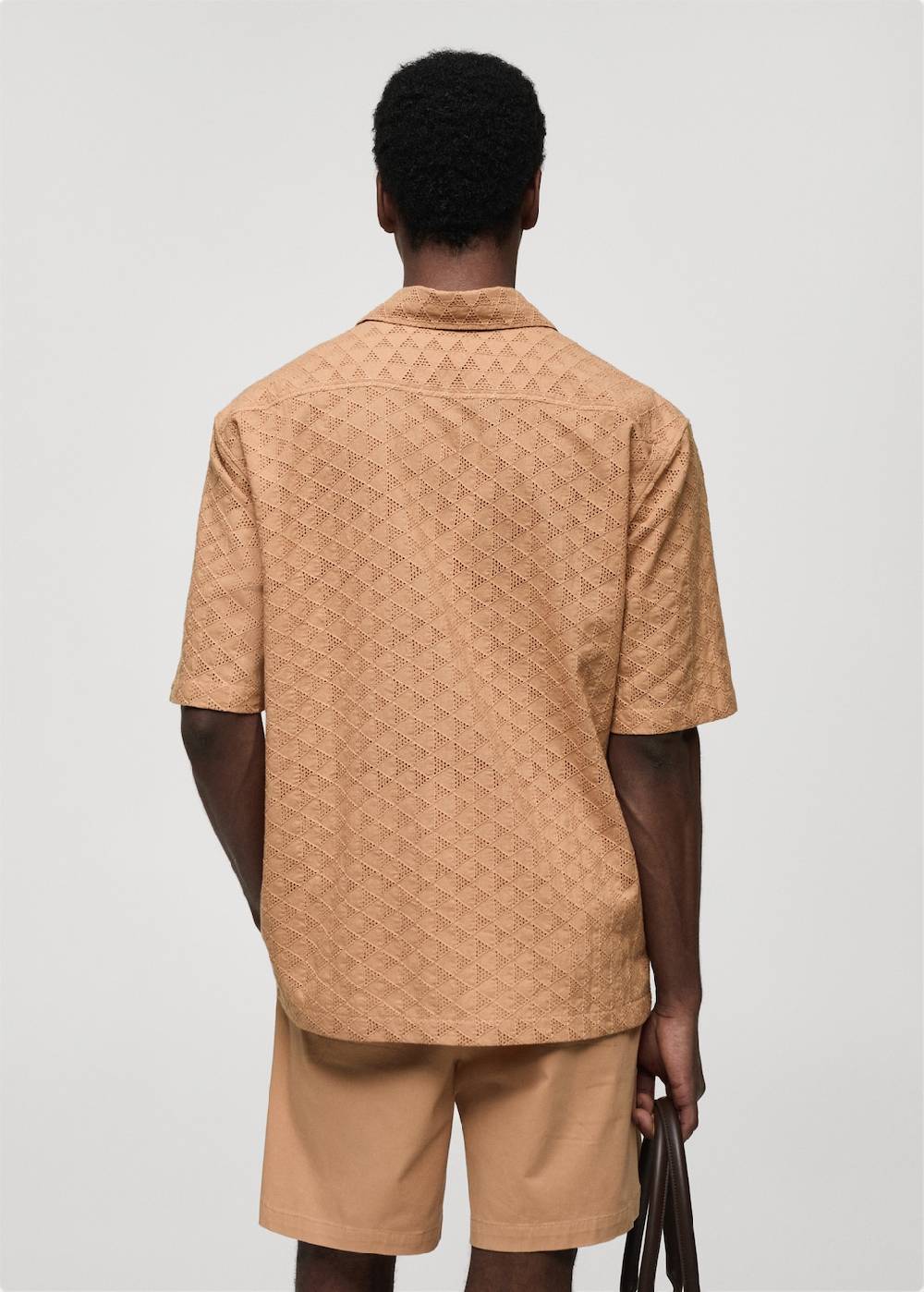 Mango Besticktes Hemd aus 100 % Baumwolle Fabrikverkauf