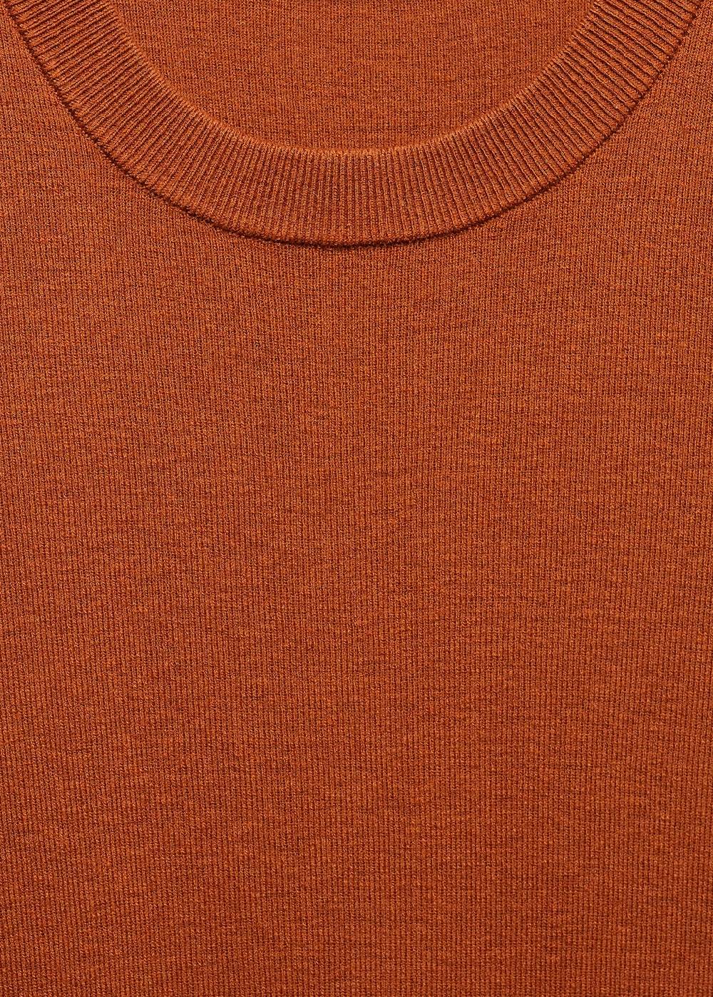 Mango Strick-T-Shirt aus Baumwollgemisch Blitzverkäufe