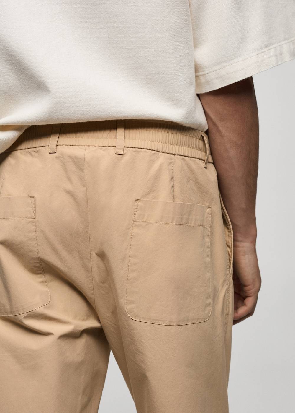Mango Baumwollhose mit Kordel Fabrikpreis