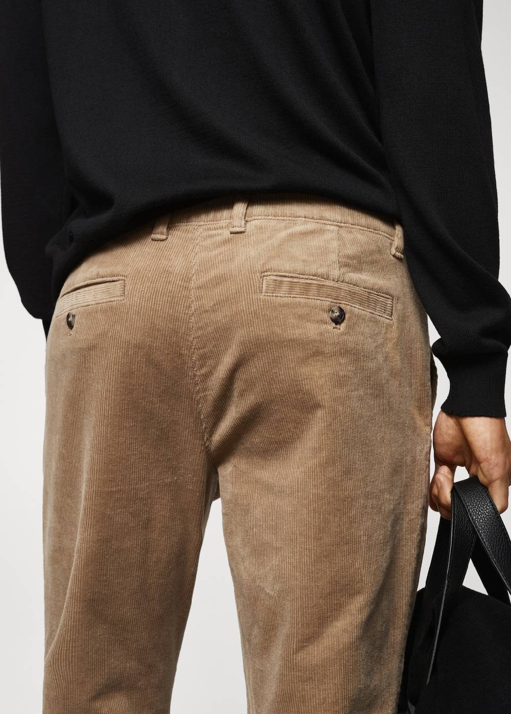 Mango Slim Fit-Cordhose mit Kordel Sonderangebot
