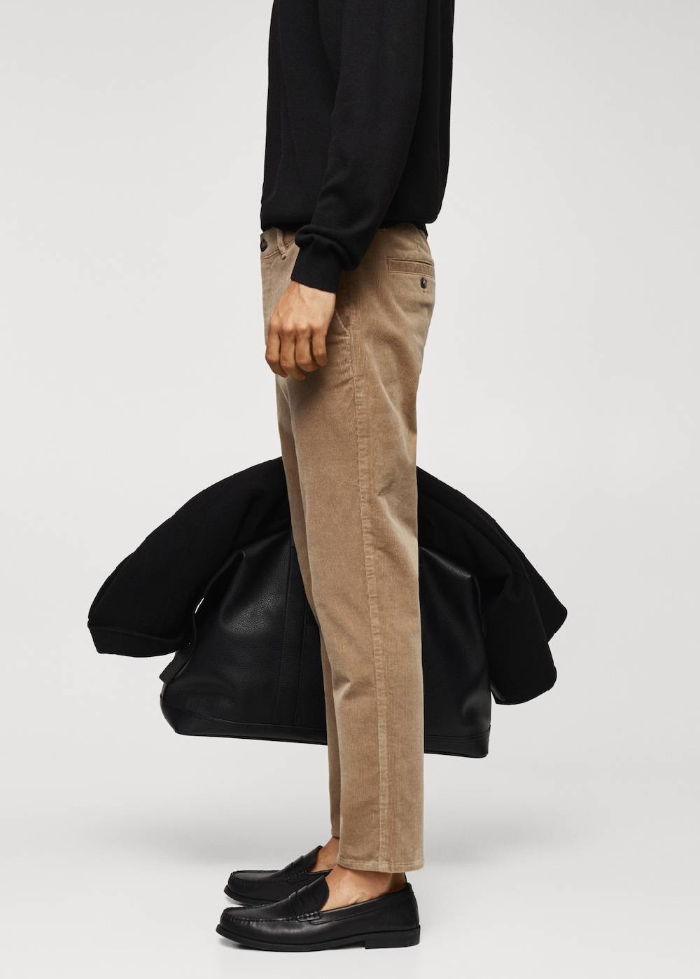 Mango Slim Fit-Cordhose mit Kordel Sonderangebot