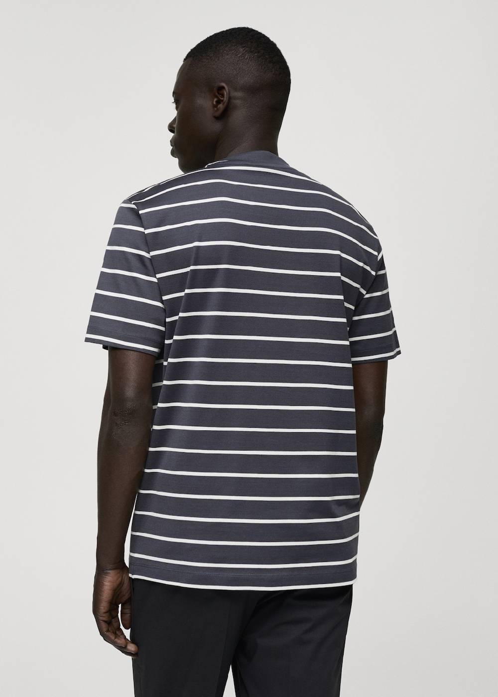 Mango Gestreiftes Baumwoll-Shirt Günstig kaufen