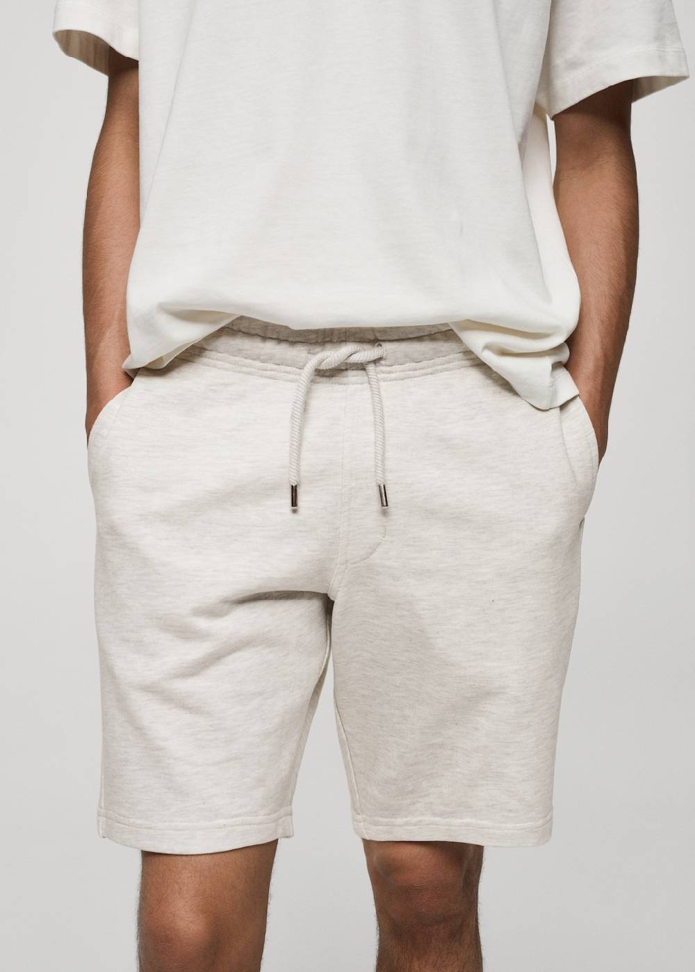 Mango Bermudashorts im Jogger-Stil aus Baumwolle Flash Sale