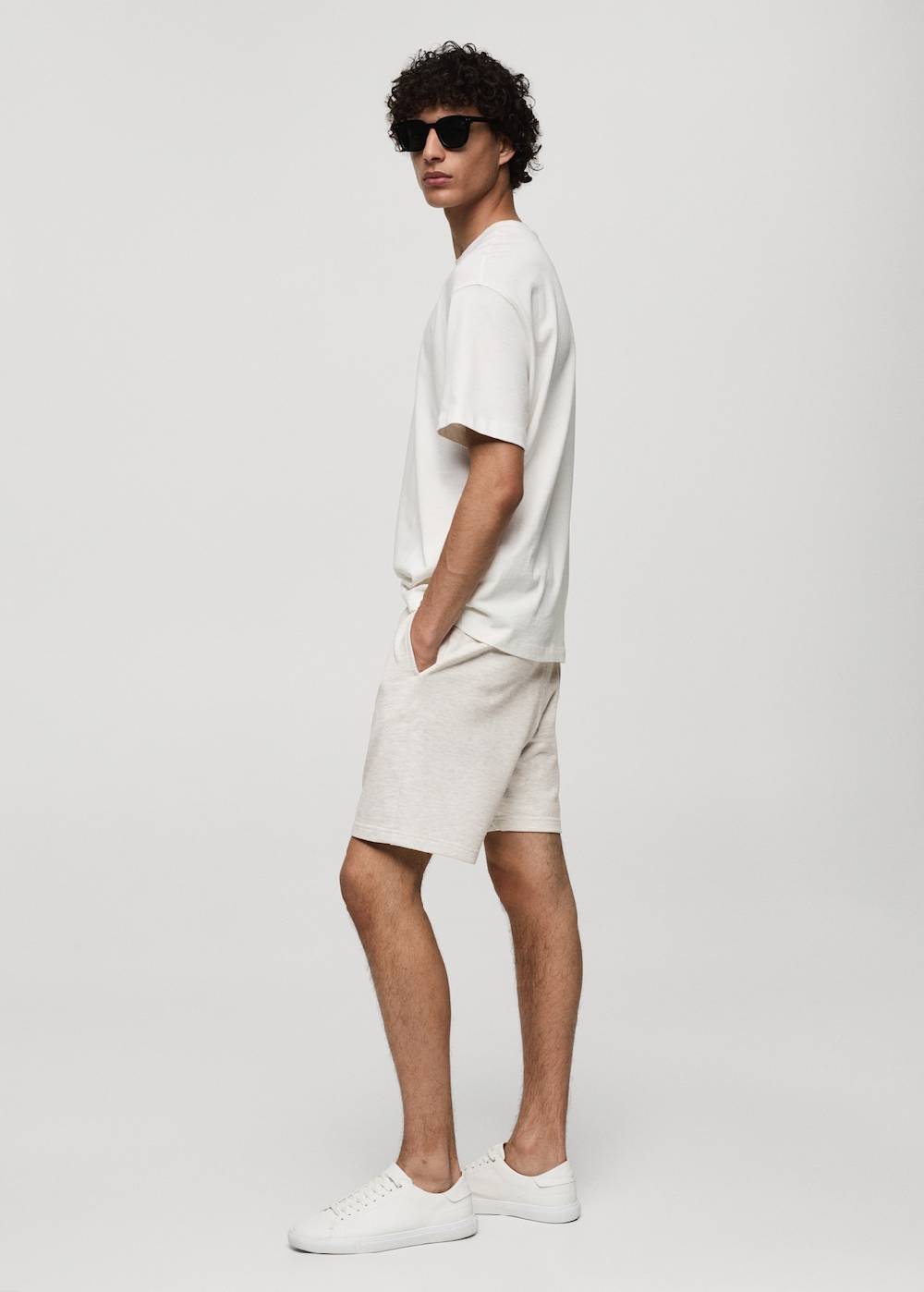 Mango Bermudashorts im Jogger-Stil aus Baumwolle Flash Sale