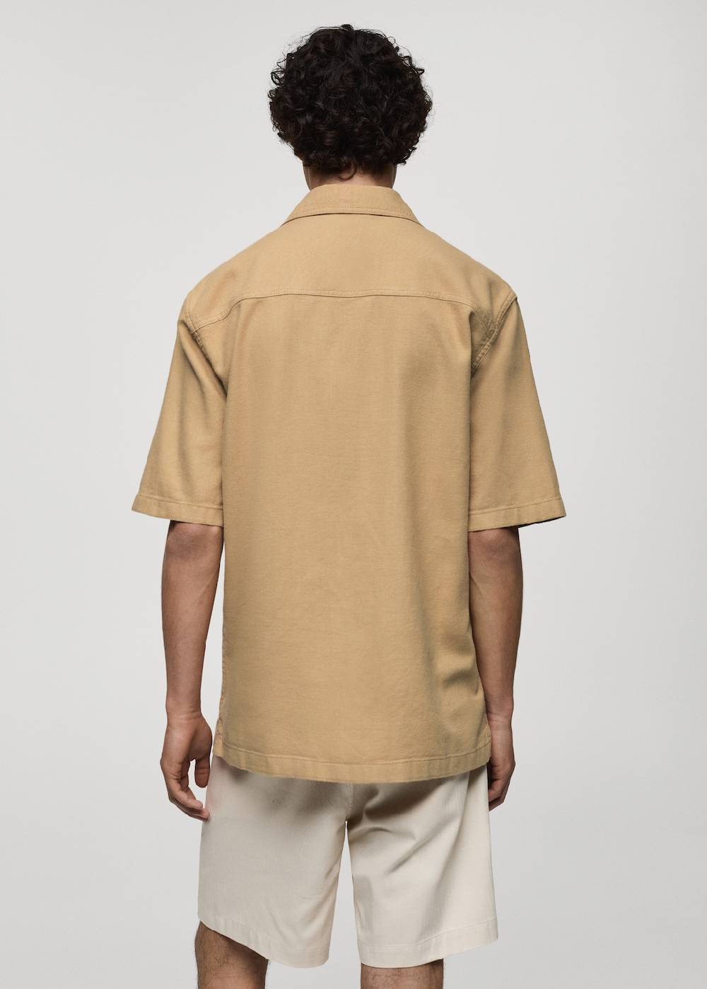 Mango Relaxed Fit-Hemd aus Baumwolle mit Tasche Begrenztes Angebot