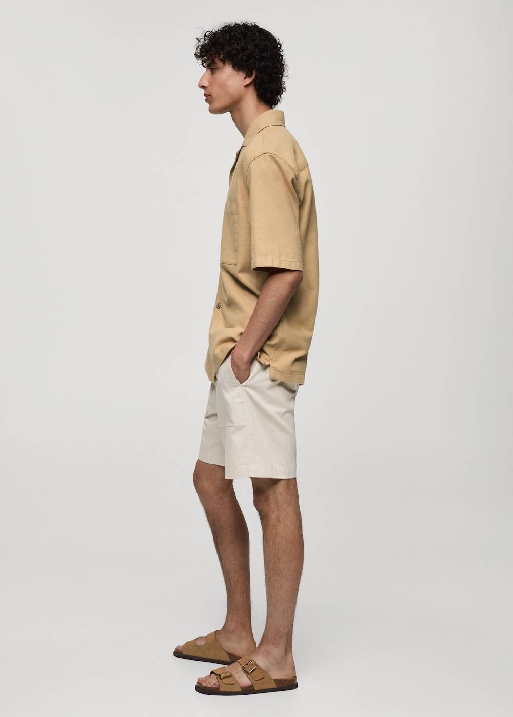 Mango Relaxed Fit-Hemd aus Baumwolle mit Tasche Begrenztes Angebot
