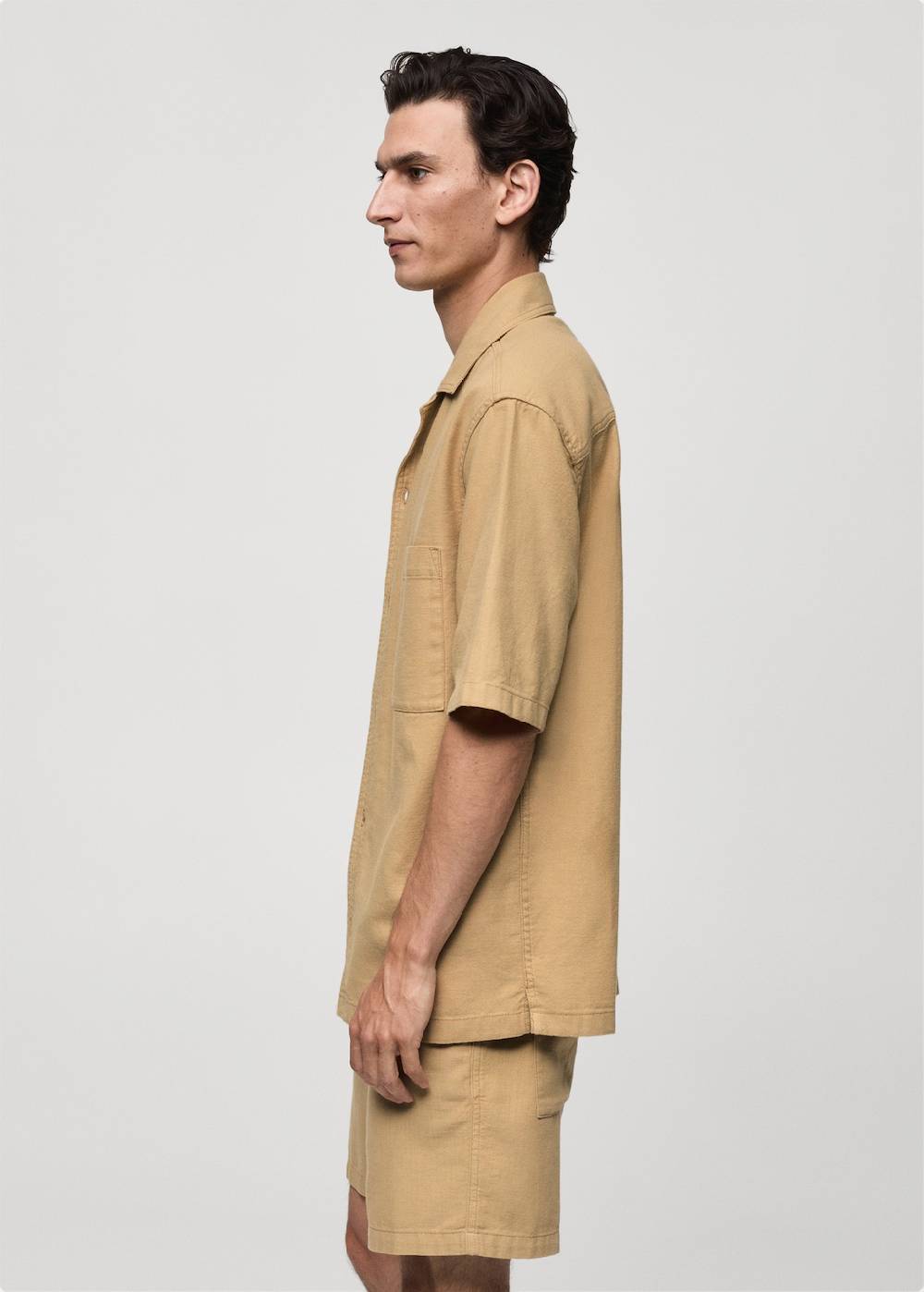 Mango Relaxed Fit-Hemd aus Baumwolle mit Tasche Online Shopping