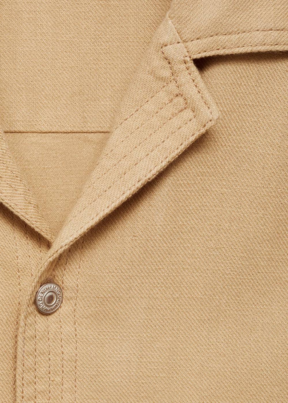 Mango Relaxed Fit-Hemd aus Baumwolle mit Tasche Online Shopping
