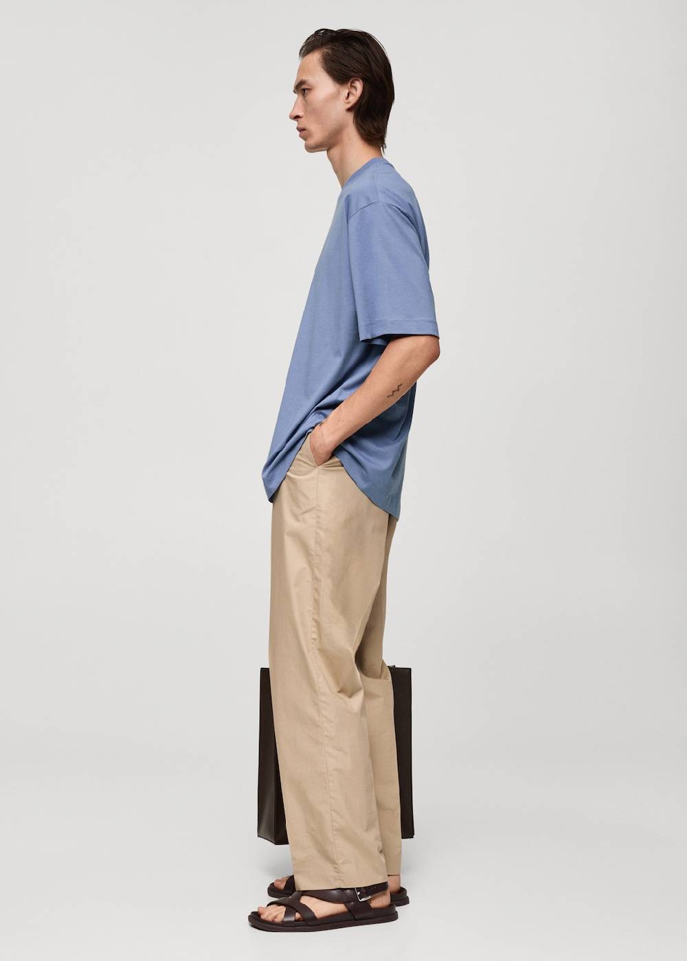 Mango Oversized-T-Shirt aus 100 % Baumwolle Exklusivangebot