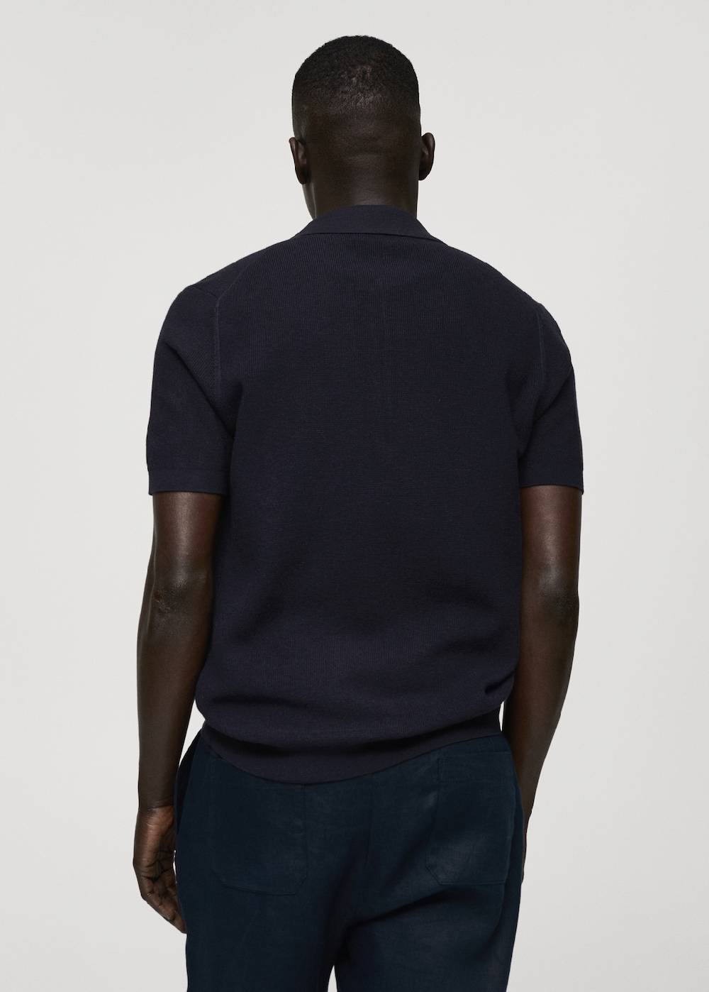 Mango Strick-Poloshirt mit Reißverschluss Weihnachtsangebot